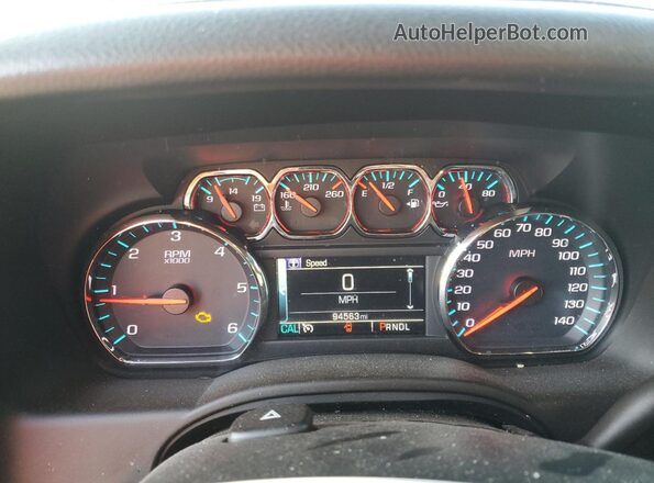 1GNSKBKC9JR326552 2018 CHEVROLET TAHOE Black Widok zestawu wskaźników