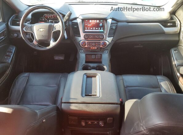 1GNSKBKC9JR326552 2018 CHEVROLET TAHOE Black Widok deski rozdzielczej