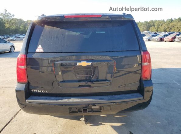 1GNSKBKC9JR326552 2018 CHEVROLET TAHOE Black Widok z tyłu