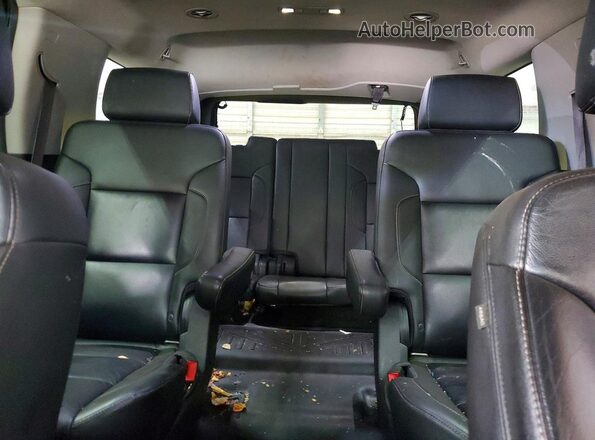 1GNSKBKCXGR161880 2016 CHEVROLET TAHOE Black Rear seats view
