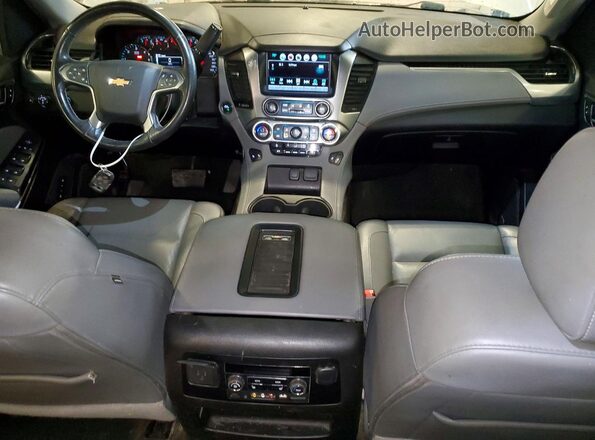 1GNSKBKCXGR181935 2016 CHEVROLET TAHOE Серебряный Вид панели приборов