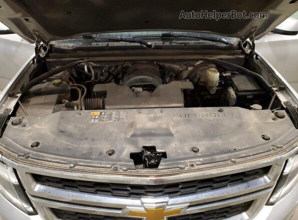 1GNSKBKCXGR181935 2016 CHEVROLET TAHOE Серебряный Вид подкапотного пространства