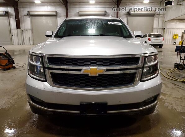 1GNSKBKCXGR181935 2016 CHEVROLET TAHOE Серебряный Вид спереди