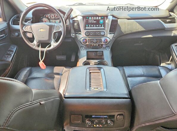 1GNSKBKCXGR202136 2016 CHEVROLET TAHOE Black Widok deski rozdzielczej