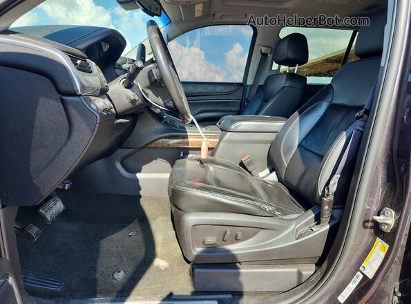 1GNSKBKCXGR202136 2016 CHEVROLET TAHOE Black Widok wnętrza z przodu