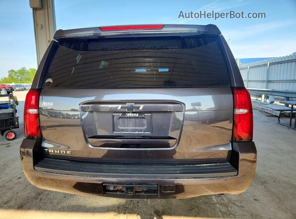 1GNSKBKCXGR366471 2016 CHEVROLET TAHOE Серый Вид сзади