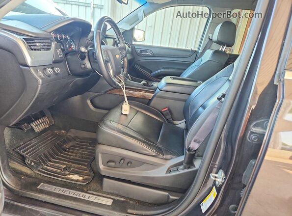 1GNSKBKCXGR366471 2016 CHEVROLET TAHOE Серый Вид салона спереди