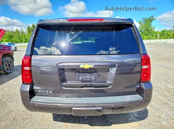 1GNSKBKCXHR242864 2017 CHEVROLET TAHOE Gray უკანა ხედი