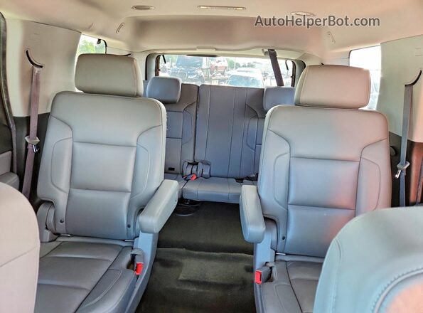 1GNSKBKCXHR242864 2017 CHEVROLET TAHOE Gray უკანა სავარძლების ხედი
