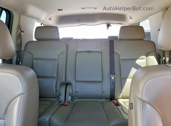 1GNSKBKCXKR177280 2019 CHEVROLET TAHOE Silver უკანა სავარძლების ხედი