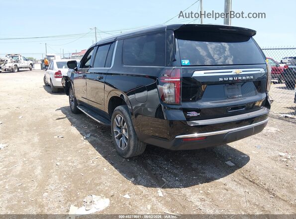 1GNSKBKD1PR117128 2023 CHEVROLET SUBURBAN Black Հետևի ձախ