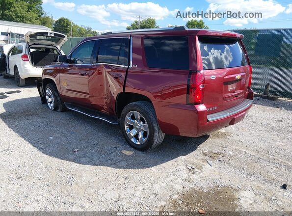 1GNSKCKC1GR301238 2016 CHEVROLET TAHOE Maroon Задня ліва чверть