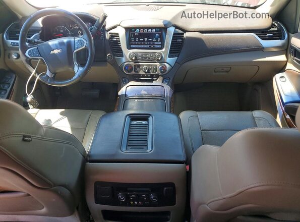 1GNSKCKC2GR366650 2016 CHEVROLET TAHOE Бордовый Вид панели приборов