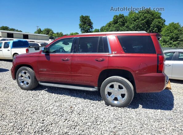1GNSKCKC2GR366650 2016 CHEVROLET TAHOE Бордовый Задняя левая четверть