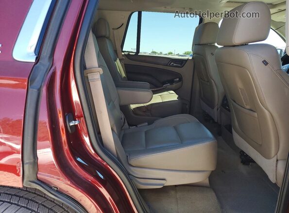 1GNSKCKC2GR366650 2016 CHEVROLET TAHOE Бордовый Вид задней части салона