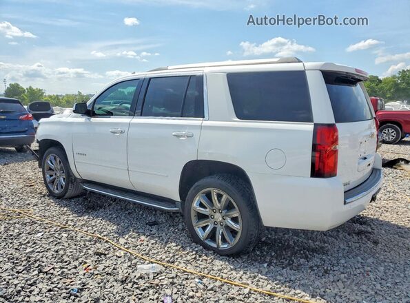 1GNSKCKC2JR318914 2018 CHEVROLET TAHOE Белый Задняя левая четверть