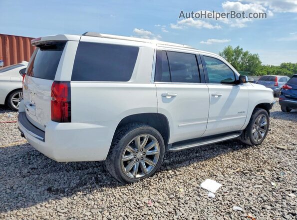 1GNSKCKC2JR318914 2018 CHEVROLET TAHOE Белый Задняя правая четверть