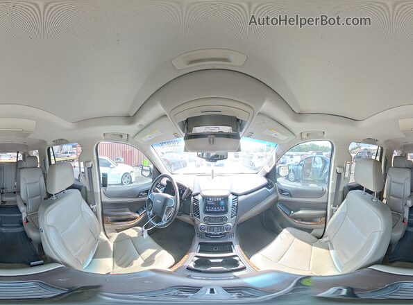 1GNSKCKC2JR318914 2018 CHEVROLET TAHOE Белый Панорамный вид салона 360°