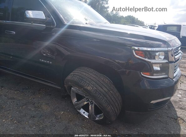 1GNSKCKC2JR343621 2018 CHEVROLET TAHOE Черный Вид спереди