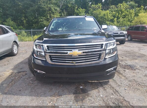1GNSKCKC2JR343621 2018 CHEVROLET TAHOE Черный Вид щитка приборов