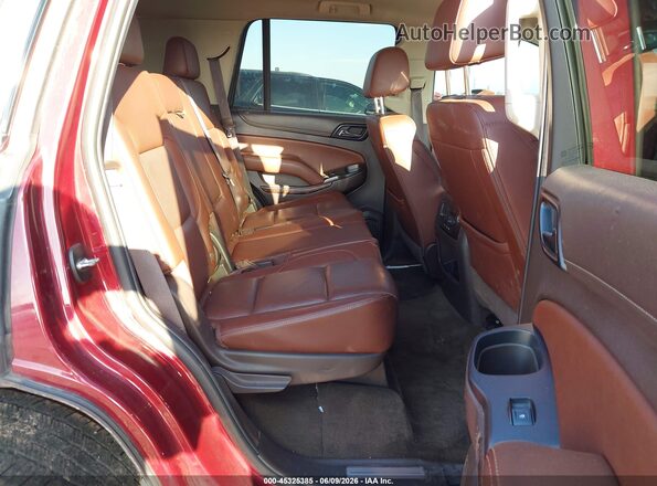 1GNSKCKC4HR242168 2017 CHEVROLET TAHOE Maroon Vista de la etiqueta del VIN