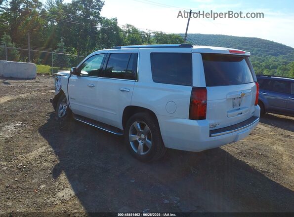 1GNSKCKC5JR213039 2018 CHEVROLET TAHOE White Trasero izquierdo