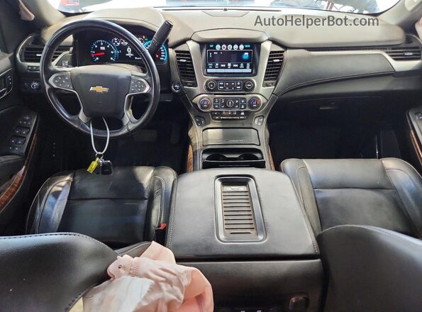 1GNSKCKC8GR125563 2016 CHEVROLET TAHOE Black Вид панелі приладів