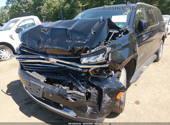 1GNSKCKD5PR260346 2023 CHEVROLET SUBURBAN Black Widok z przodu