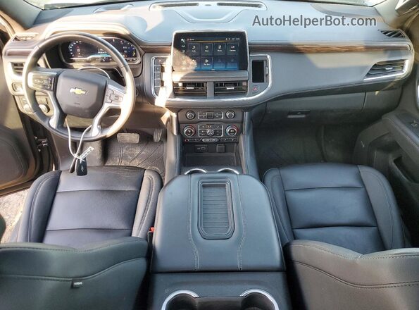 1GNSKCKD7PR446647 2023 CHEVROLET SUBURBAN Black Widok deski rozdzielczej