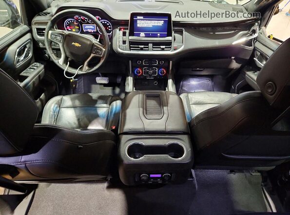 1GNSKCKDXMR309407 2021 CHEVROLET SUBURBAN Black Widok deski rozdzielczej