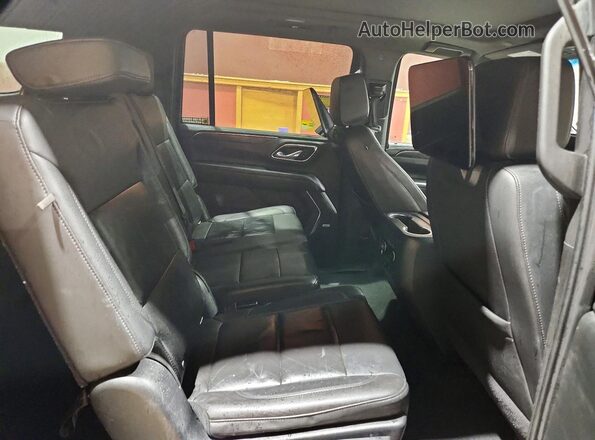 1GNSKCKDXMR309407 2021 CHEVROLET SUBURBAN Black Widok wnętrza z tyłu