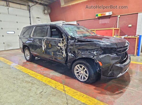 1GNSKCKDXMR309407 2021 CHEVROLET SUBURBAN Black Przód prawy