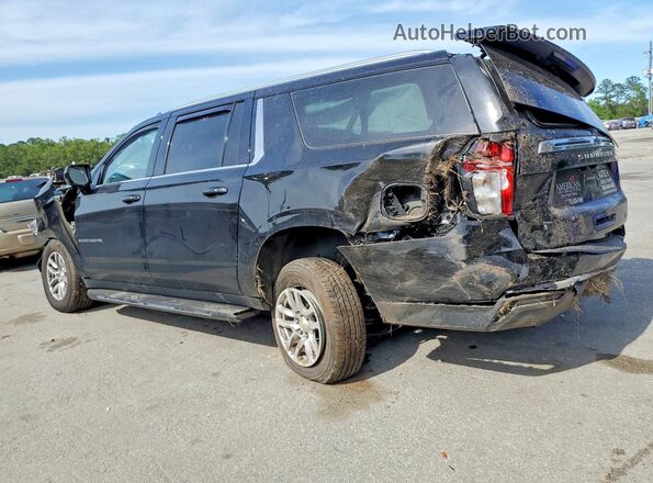 1GNSKCKDXNR254717 2022 CHEVROLET SUBURBAN Black Trasero izquierdo