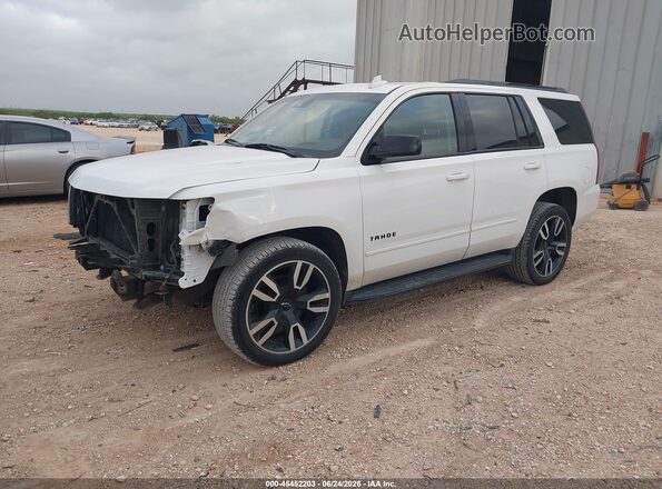 1GNSKCKJ9LR111163 2020 CHEVROLET TAHOE White Առջևի ձախ երեք քառորդ տեսարան