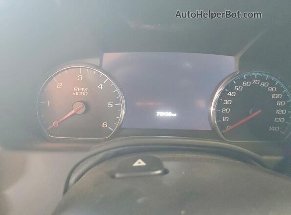 1GNSKCKJ9LR258745 2020 CHEVROLET TAHOE Черный Вид щитка приборов