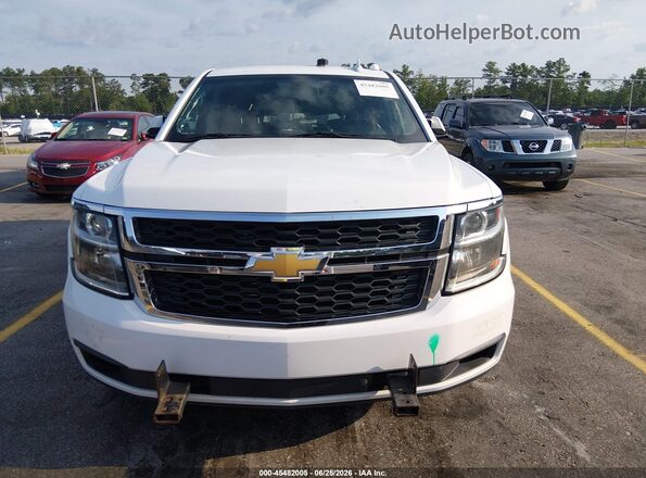 1GNSKDEC2JR232682 2018 CHEVROLET TAHOE White წინა ხედი