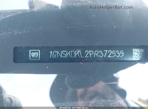 1GNSKDKL2PR372535 2023 CHEVROLET SUBURBAN Black Engine compartment view