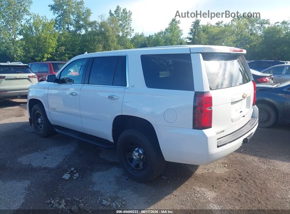 1GNSKEEC7GR321310 2016 CHEVROLET TAHOE White Trasero izquierdo