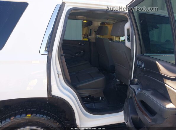 1GNSKFEC3LR112615 2020 CHEVROLET TAHOE White Widok naklejki z numerem VIN