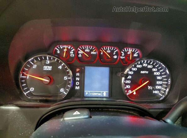 1GNSKFEC4GR347286 2016 CHEVROLET TAHOE Белый Вид щитка приборов