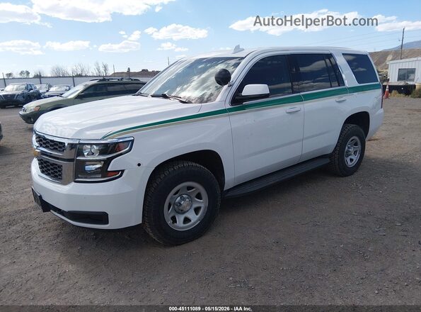 1GNSKFEC6LR114360 2020 CHEVROLET TAHOE Белый Передняя левая четверть