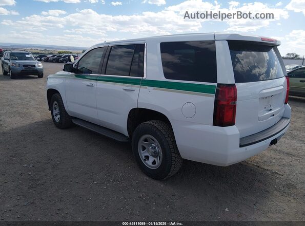 1GNSKFEC6LR114360 2020 CHEVROLET TAHOE Белый Задняя левая четверть