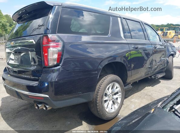 1GNSKFKD2PR206388 2023 CHEVROLET SUBURBAN Черный Задняя правая четверть