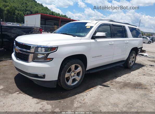 1GNSKGKC6JR188773 2018 CHEVROLET SUBURBAN Белый Передняя левая четверть