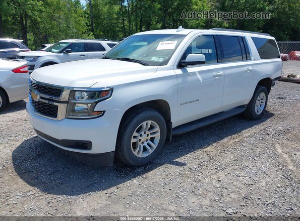 1GNSKHKC0LR101538 2020 CHEVROLET SUBURBAN White წინა მარცხენა ხედი სამი მეოთხედიდან