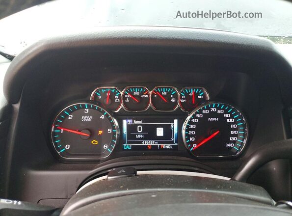 1GNSKHKC1HR219654 2017 CHEVROLET SUBURBAN Black Vista del cuadro de instrumentos