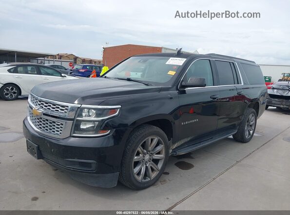 1GNSKHKC2HR314840 2017 CHEVROLET SUBURBAN Black Передня ліва чверть