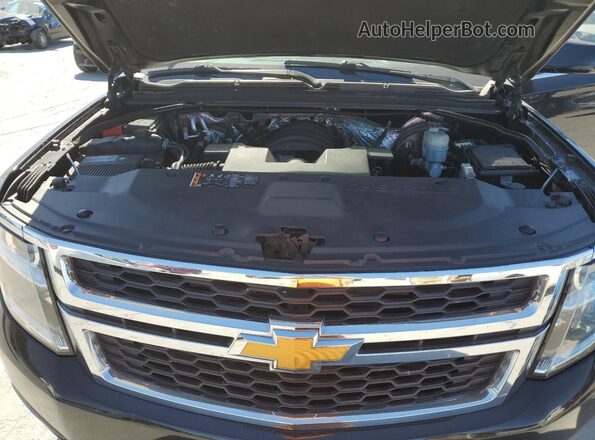 1GNSKHKC2JR101280 2018 CHEVROLET SUBURBAN Black Vista del compartimento del motor