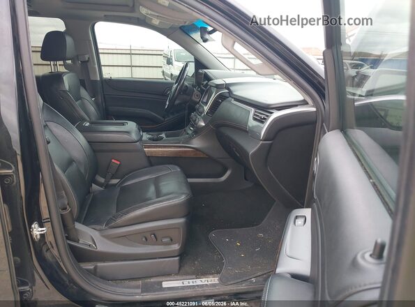 1GNSKHKC2JR379404 2018 CHEVROLET SUBURBAN Black Front interior view