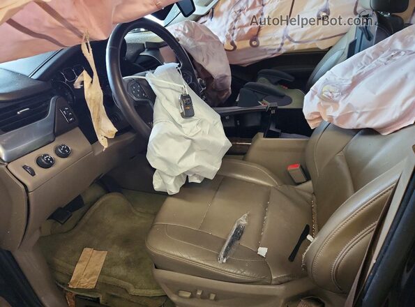 1GNSKHKC7GR386034 2016 CHEVROLET SUBURBAN Black Vista interior delantera